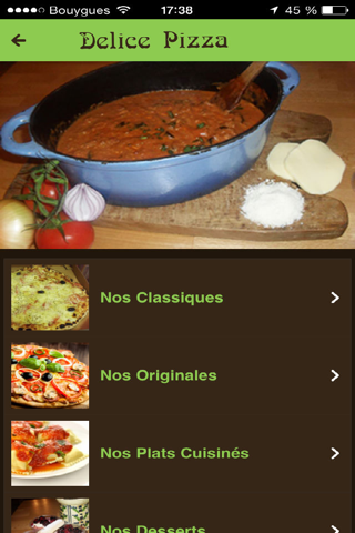 Délice pizza screenshot 2