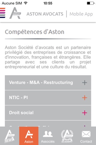 Aston Avocats screenshot 2