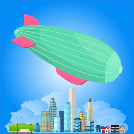 Flying Airship Icon