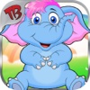 cute elephants - Take care for your cute virtual animal - care & dress up kids game