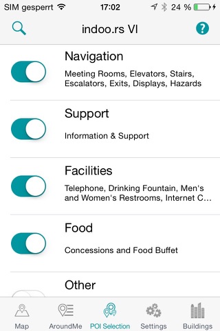 indoo.rs Visually Impaired App screenshot 3