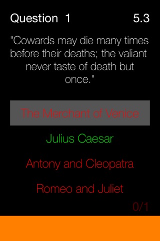 Against the Clock - Shakespearean Quotes screenshot 2