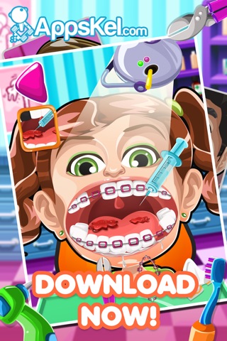 Crazy Nick's Celebrity Dentist Story – 5 Dentistry Games for Pro screenshot 4