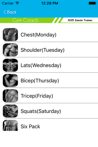 Gym Coach - náhled