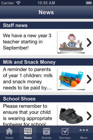 Weddington Primary School screenshot 2