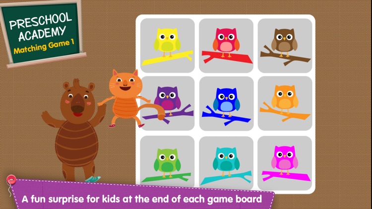 Matching Game 1 : Preschool Academy educational game lesson for young children screenshot-4