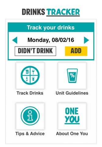 One You Drinks Tracker screenshot 2