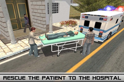City Ambulance Rescue Driver 3d screenshot 2