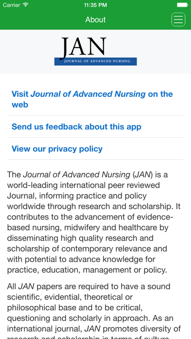 How to cancel & delete Journal of Advanced Nursing from iphone & ipad 4