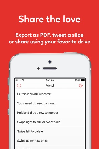 Vivid Presenter Free - create and present straight from your mobile device screenshot 2