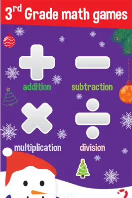 Game screenshot 3rd grade math games - magic christmas star for fun kids mod apk