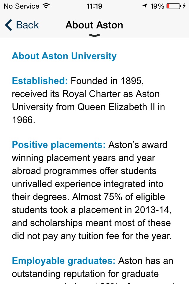 Aston University Open Day Guide screenshot 2