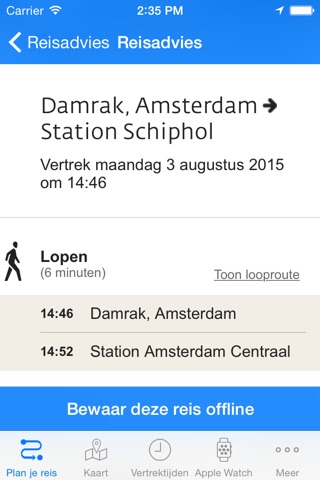 Bus & Trein: OV Planner, Metro, Tram, Veerboot, Bus en Trein openbaar vervoer tijden live en reizen plannen screenshot 2