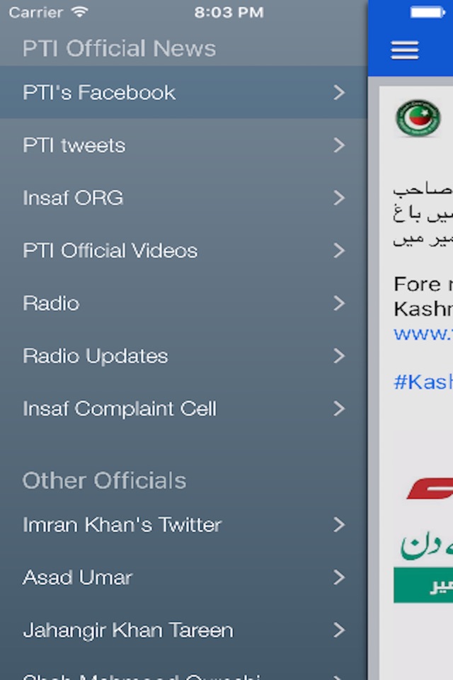 PTI - Pakistan Tehreek-e-Insaf screenshot 2