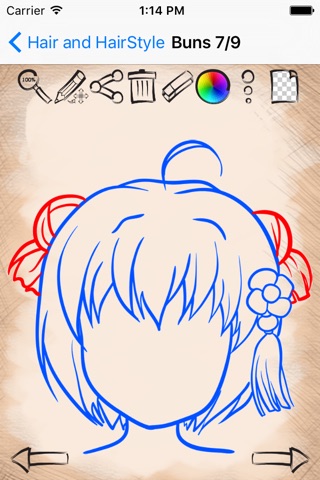 Draw Anime Haircuts screenshot 3