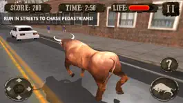 Game screenshot Crazy Angry Bull Attack 3D: Run Wild and Smash Cars mod apk