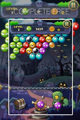 Zombies Whack Bubble Shoot - Halloween Bubble Edition screenshot 3