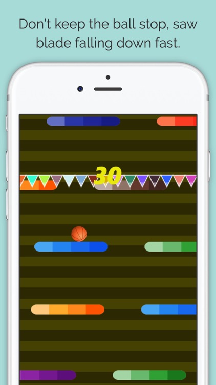 Falling Ball - Rolling ball falling down screenshot-3