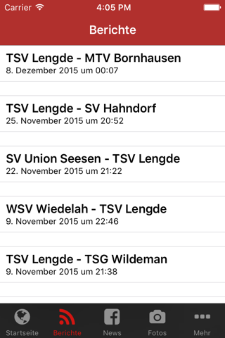 TSV Lengde e.V. screenshot 2