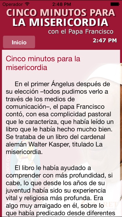 5 minutos para la misericordia