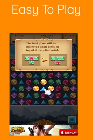 Super Jewels Star Quest  - Match 3 Gem Puzzle Games screenshot 3