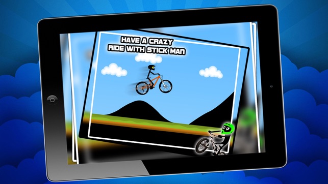 Stickman Downhill - bmx cycle - bike racing game - bike game(圖2)-速報App