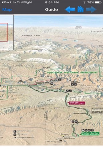 Dinosaur National Monument - GPS Map Navigator screenshot 2