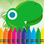 123 Dinosaur Coloring and Alphabet wrting Book Games for kids