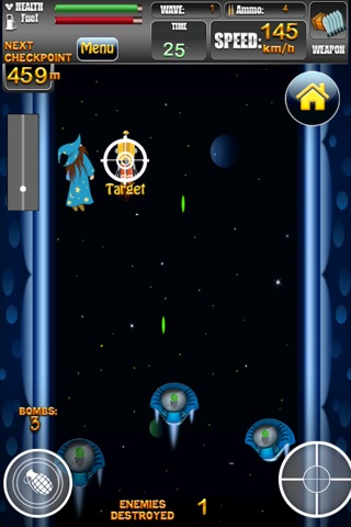 Crazy Alien Speed Race Madness - best speed shooting arcade game screenshot 2