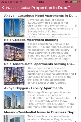 Properties in Dubaï screenshot 2