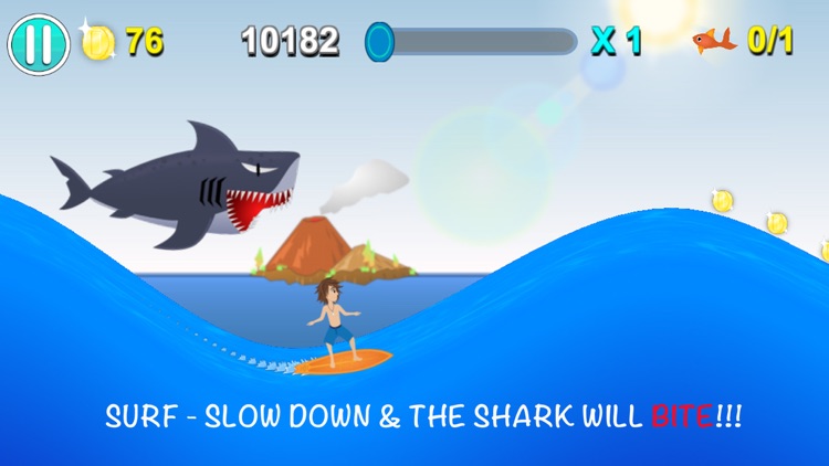 Space Surf : Shark Attack screenshot-0