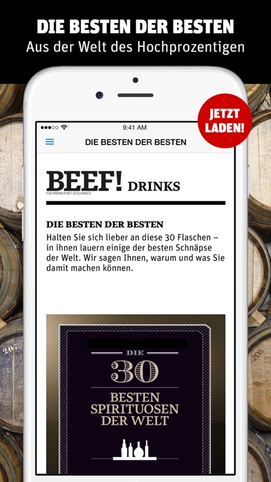 BEEF! Drinks - Getränke Spezial: Bier, Wein, Schnaps
