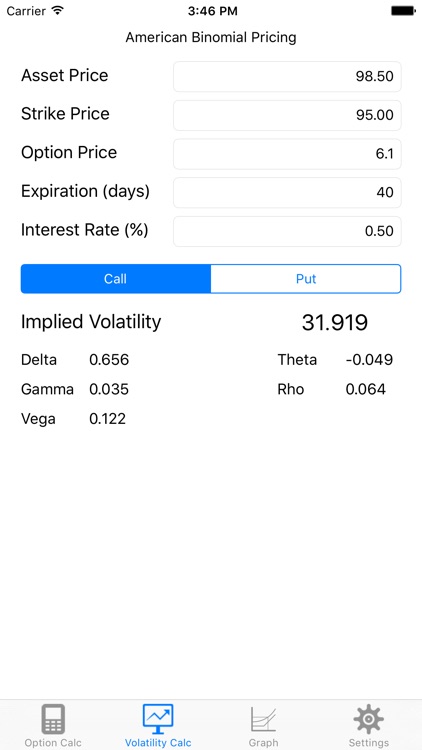 BS Option Pricer