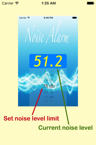 Noise Alarm screenshot 2