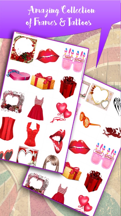 Valentine Photo Grid - Fun Photo Editor with Valentine's Day items