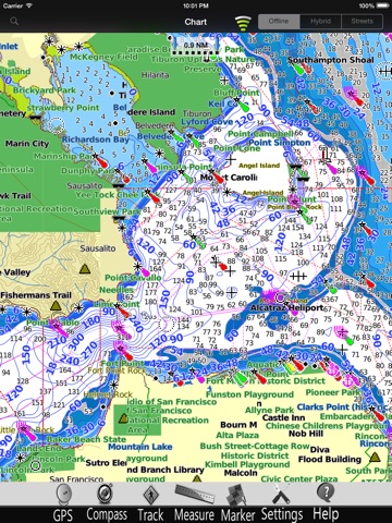 California GPS Charts pro screenshot 2