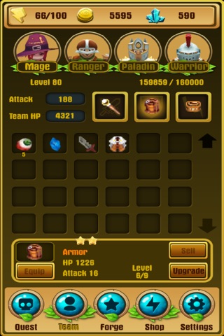 Abyss of Magic - Puzzle RPG screenshot 4