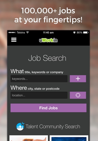 uWorkin Jobs - 100,000+ jobs screenshot 2