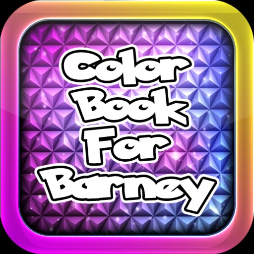 Color Book Game for Barney Icon