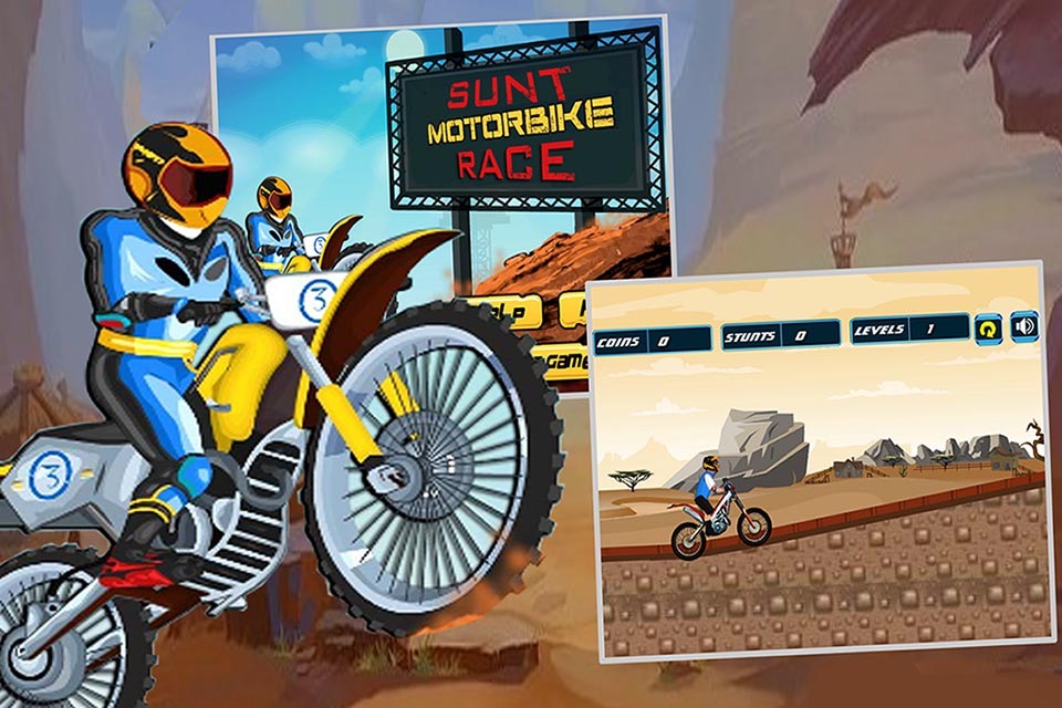 Stunt Motorbike Race screenshot 4