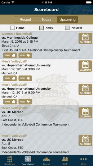 University of California, Merced Athletics(圖3)-速報App