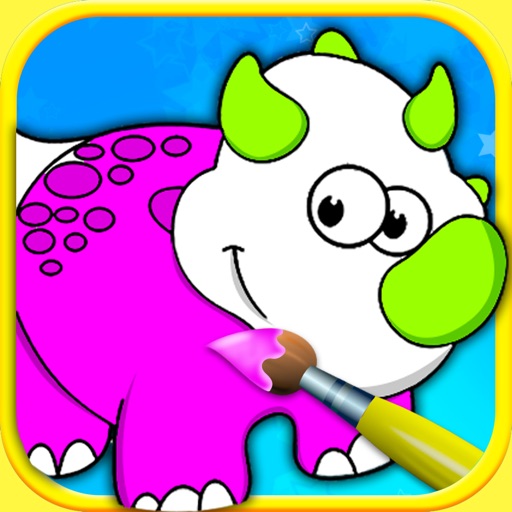 Good Coloring Dino & Fish icon