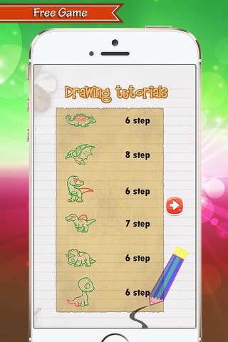 How to Draw Dinosaurs : Drawing Lessons and Coloring pages screenshot 2