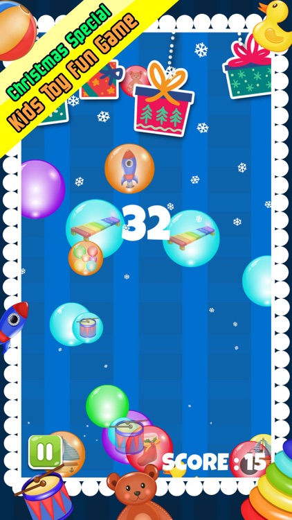 Christmas Toy Smash : Ballon Pop up Kids Game screenshot-3