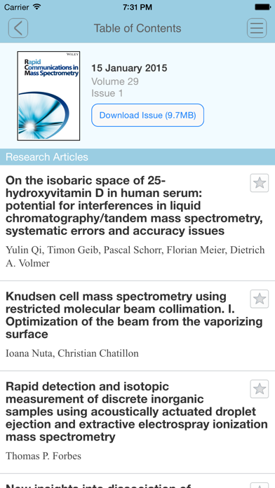 How to cancel & delete Rapid Communications in Mass Spectrometry from iphone & ipad 1