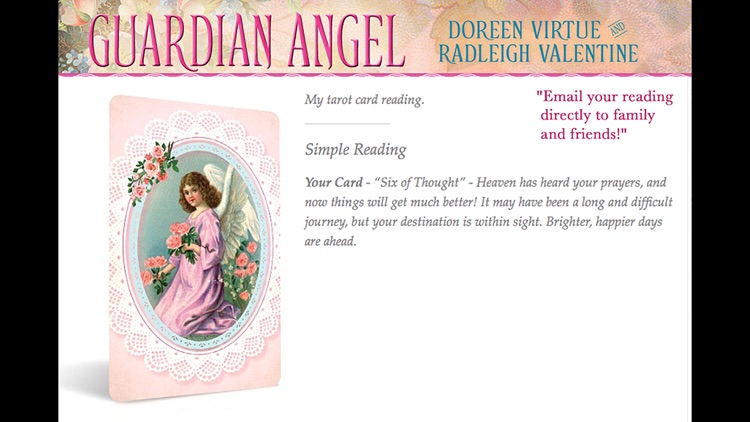 Guardian Angel Tarot Cards - Virtue, Valentine