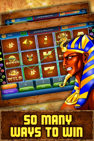 Slots of Pharaoh's & Cleopatra's Fire 2 - old vegas way with casino's top wins screenshot 2