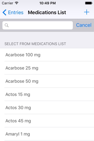 Diabetes Metrics screenshot 3