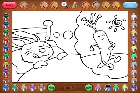 Coloring Book 16 Lite: Silly Scenes screenshot 4