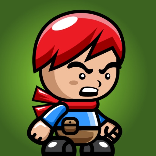 Jumping Red Boy Icon